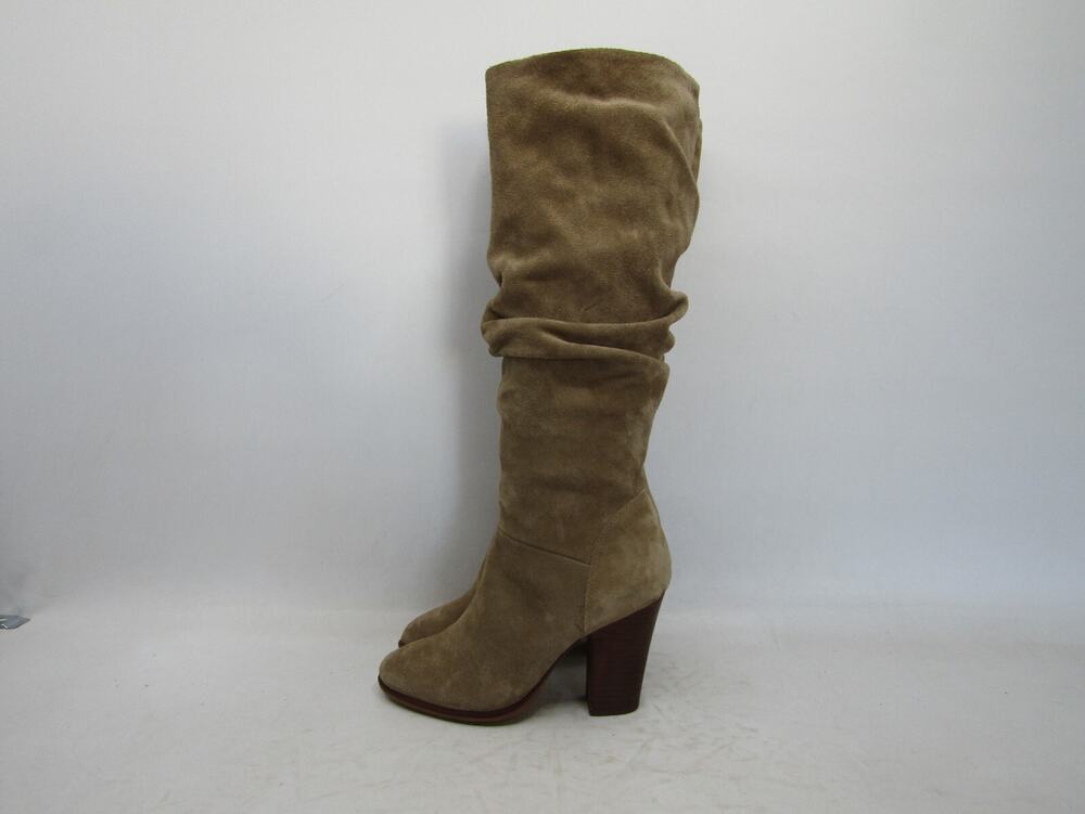 Steve Madden Womens Size 9 B Brown Suede Zip Slouch Fashion Over The Knee Boots